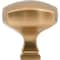 Jeffrey Alexander 1-3/8" Overall Length Satin Bronze Square Audrey Cabinet Knob 278L-SBZ - alternate 2